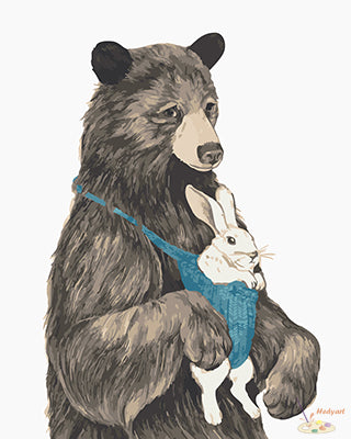 Tier Malen nach Zahlen GX22681