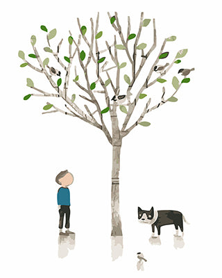 Cartoon Malen nach Zahlen GX22683