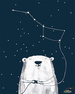 Tier Malen nach Zahlen GX22684