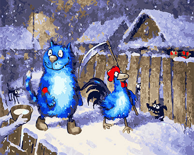 Cartoon Malen nach Zahlen GX22731