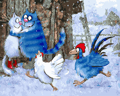 Cartoon Malen nach Zahlen GX22735