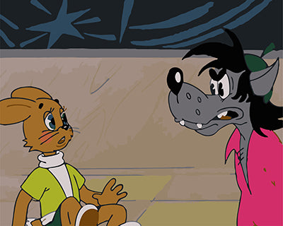 Cartoon Malen nach Zahlen GX22761