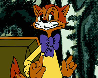 Cartoon Malen nach Zahlen GX22762