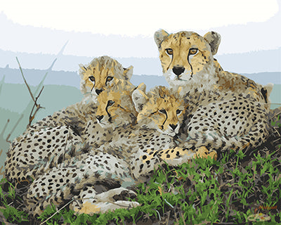 Tier Malen nach Zahlen GX22764