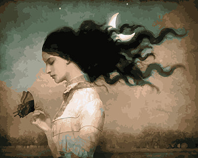 Porträt Malen nach Zahlen GX22774