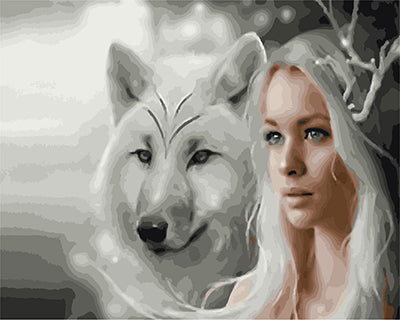 Porträt Malen nach Zahlen GX22777