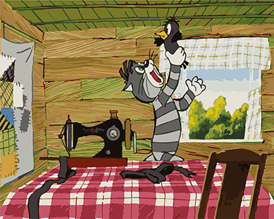 Cartoon Malen nach Zahlen GX22790