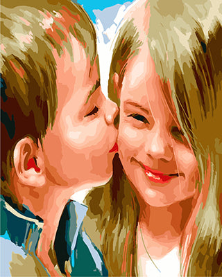 Porträt Malen nach Zahlen GX22861