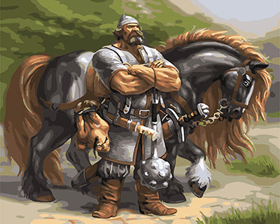 Porträt Malen nach Zahlen GX22905