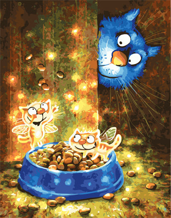 Cartoon Malen nach Zahlen GX22927