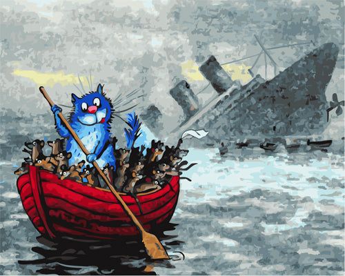 Cartoon Malen nach Zahlen GX22933