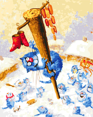 Cartoon Malen nach Zahlen GX22935