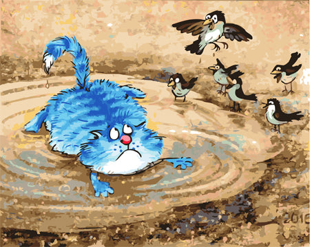 Cartoon Malen nach Zahlen GX22940