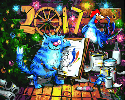 Cartoon Malen nach Zahlen GX22947