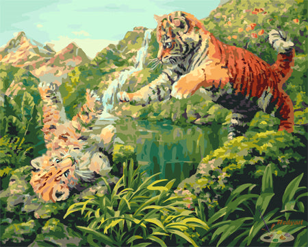 Tier Malen nach Zahlen GX22952