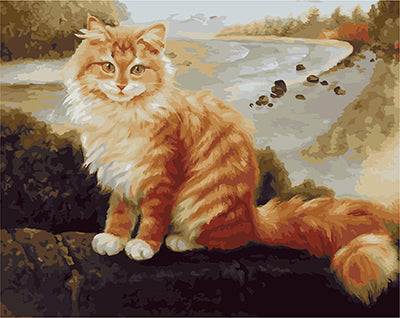 Hund & Katze Malen nach Zahlen GX22982