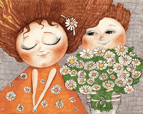 Porträt Malen nach Zahlen GX23050