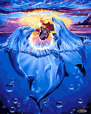 Tier Malen nach Zahlen GX23083