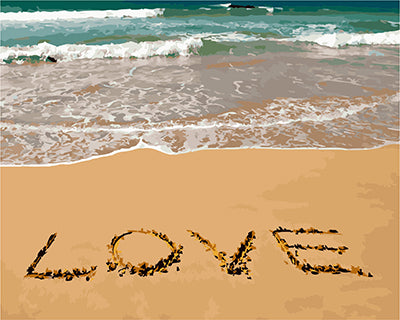 Meereslandschaft Malen nach Zahlen GX23103