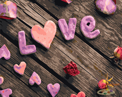 Liebe Malen nach Zahlen GX23116