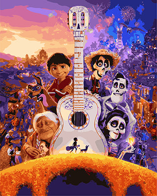 Movie Paint By Numbers Kits UK GX23128