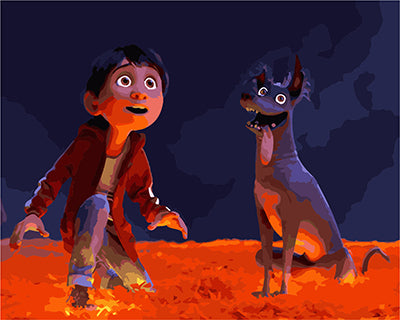 Movie Paint By Numbers Kits UK GX23134