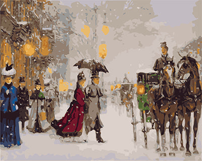 Porträt Malen nach Zahlen GX23144