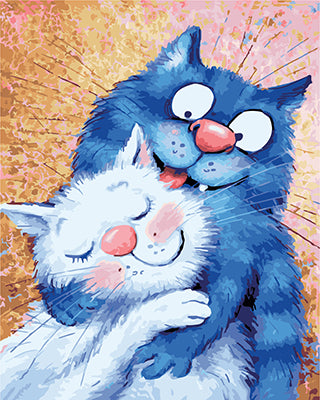 Cartoon Malen nach Zahlen GX23213