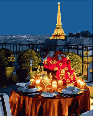 Stadt Malen nach Zahlen GX23218