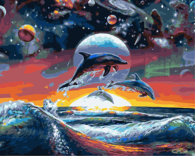 Tier Malen nach Zahlen GX23243