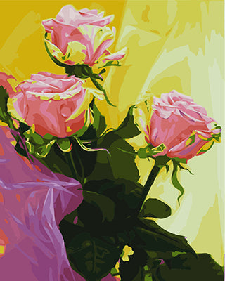 Blume Malen nach Zahlen GX23246