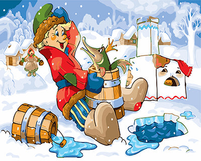 Cartoon Malen nach Zahlen GX23252