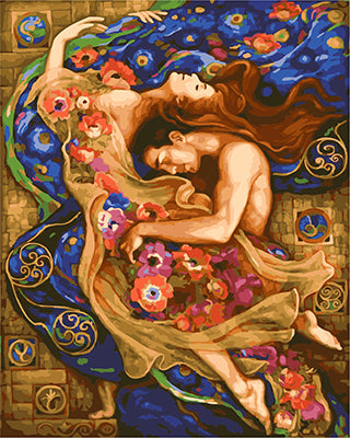 Abstrakt Malen nach Zahlen GX23274