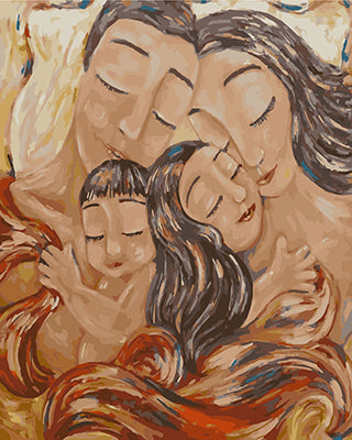 Porträt Malen nach Zahlen GX23276