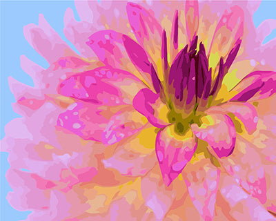 Blume Malen nach Zahlen GX23280