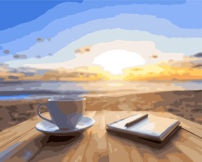 Meereslandschaft Malen nach Zahlen GX23286