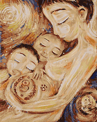 Porträt Malen nach Zahlen GX23289