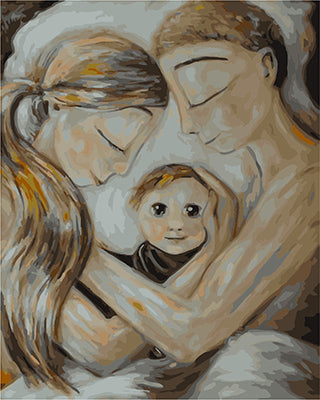 Porträt Malen nach Zahlen GX23302