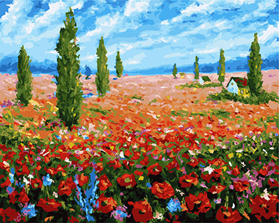 Blume Malen nach Zahlen GX23334