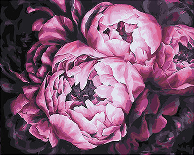 Blume Malen nach Zahlen GX23351