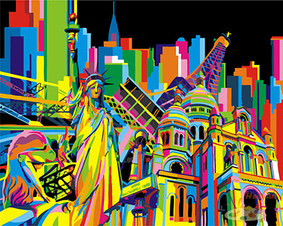 Bunt Malen nach Zahlen GX23361