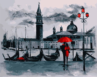 Stadt Malen nach Zahlen GX23383