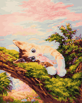 Hund & Katze Malen nach Zahlen GX23389