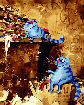 Cartoon Malen nach Zahlen GX23395