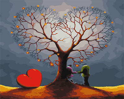 Cartoon Malen nach Zahlen GX23404