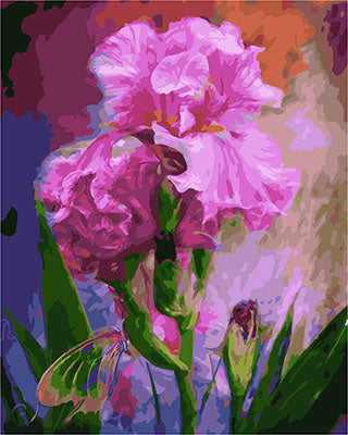 Blume Malen nach Zahlen GX23406