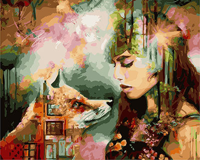 Porträt Malen nach Zahlen GX23415