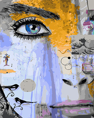 Porträt Malen nach Zahlen GX23431