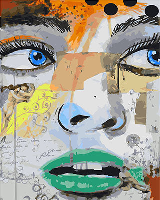 Porträt Malen nach Zahlen GX23432