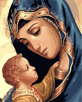 Porträt Malen nach Zahlen GX23444